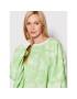 Roxy Суитшърт Bright Sunshine ARJFT04031 Зелен Oversize - Pepit.bg