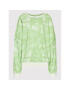 Roxy Суитшърт Bright Sunshine ARJFT04031 Зелен Oversize - Pepit.bg