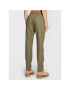 Roxy Текстилни панталони Canvas ERJNP03467 Зелен Relaxed Fit - Pepit.bg