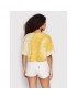 Roxy Тишърт Aloha Day ARJZT06981 Жълт Oversize - Pepit.bg