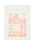 Roxy Тишърт Call You Mine ERGZT03861 Бял Oversize - Pepit.bg