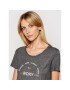 Roxy Тишърт Chasing The Swell ERJZT05138 Сив Regular Fit - Pepit.bg