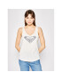 Roxy Топ Losing My Mind ERJZT04804 Бял Regular Fit - Pepit.bg