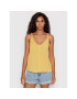 Roxy топ Part Of The Process ERJKT03852 Жълт Regular Fit - Pepit.bg