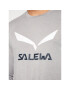 Salewa Тениска от техническо трико Solidlogo Dry 27340 Сив Regular Fit - Pepit.bg