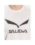 Salewa Тишърт Solidlogo Dry 27018 Бял Regular Fit - Pepit.bg