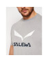 Salewa Тишърт Solidlogo Dry 27018 Сив Regular Fit - Pepit.bg