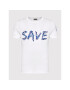 Save The Duck Тишърт DT0695M BESY14 Бял Regular Fit - Pepit.bg