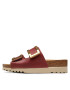 Scholl Чехли Monterey 2 Straps MF30436 Бордо - Pepit.bg