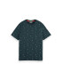 Scotch & Soda Тишърт 169073 Зелен Regular Fit - Pepit.bg