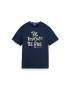 Scotch & Soda Тишърт 169243 Тъмносин Regular Fit - Pepit.bg