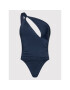 Seafolly Бански костюм One Shoulder 10887-942 Тъмносин - Pepit.bg