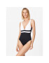 Seafolly Бански костюм Spliced Deep 11067-990 Черен - Pepit.bg