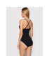 Seafolly Бански костюм Twist Halter 10373-942 Черен - Pepit.bg