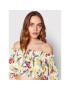 Seafolly Блуза Frill 54707-TO Бял Regular Fit - Pepit.bg