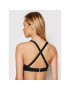 Seafolly Горнище на бански Double Wrap 31275DD942 Черен - Pepit.bg