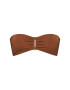 Seafolly Горнище на бански Rectangle Trim 31280-058 Кафяв - Pepit.bg