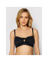 Seafolly Горнище на бански Tie Front 31139-DD065 Черен - Pepit.bg