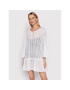 Seafolly Лятна рокля Broderie Anglaise 54700-CU Бял Relaxed Fit - Pepit.bg