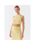 Seafolly топ Pointelle 54927-KN Жълт Slim Fit - Pepit.bg