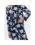 Seidensticker Пижама Classic Pajama Set Flowers Тъмносин Straight Fit - Pepit.bg