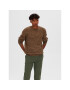 Selected Homme Пуловер 16059390 Кафяв Regular Fit - Pepit.bg