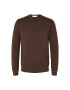 Selected Homme Пуловер 16074682 Кафяв Regular Fit - Pepit.bg