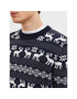 Selected Homme Пуловер Deer 16086719 Тъмносин Regular Fit - Pepit.bg