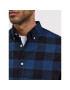 Selected Homme Риза Flannel 16074464 Тъмносин Slim Fit - Pepit.bg