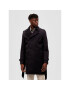 Selected Homme Тренч 16087902 Черен Regular Fit - Pepit.bg