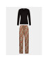 Selmark Пижама Flores P6973 Черен Regular Fit - Pepit.bg