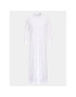 Selmark Рокля тип риза Vestido BC069 Бял Regular Fit - Pepit.bg