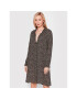 Selmark Рокля тип риза BG295 Черен Regular Fit - Pepit.bg