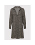 Selmark Рокля тип риза BG295 Черен Regular Fit - Pepit.bg