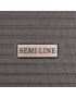 Semi Line Малък твърд куфар T5583-2 Кафяв - Pepit.bg