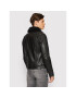Serge Pariente Кожено яке Random Shearling Collar Черен Regular Fit - Pepit.bg