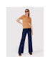 Simple Блуза SWD031 Кафяв Slim Fit - Pepit.bg