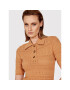 Simple Блуза SWD031 Кафяв Slim Fit - Pepit.bg