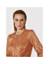 Simple Ежедневна рокля SUD070 Кафяв Regular Fit - Pepit.bg