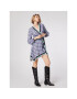 Simple Ежедневна рокля SUD081 Виолетов Regular Fit - Pepit.bg