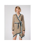 Simple Ежедневна рокля SUD083 Кафяв Regular Fit - Pepit.bg