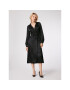 Simple Ежедневна рокля SUD514-01 Черен Relaxed Fit - Pepit.bg