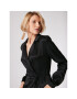 Simple Ежедневна рокля SUD514-01 Черен Relaxed Fit - Pepit.bg