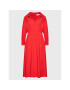 Simple Ежедневна рокля SUD517-02 Червен Regular Fit - Pepit.bg