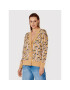 Simple Кардиган SWD018 Кафяв Regular Fit - Pepit.bg