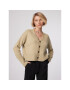 Simple Кардиган SWD512-02 Бежов Relaxed Fit - Pepit.bg