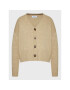 Simple Кардиган SWD512-02 Бежов Relaxed Fit - Pepit.bg