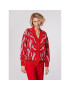 Simple Кардиган SWD514-01 Червен Relaxed Fit - Pepit.bg