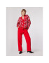 Simple Кардиган SWD514-01 Червен Relaxed Fit - Pepit.bg