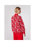 Simple Кардиган SWD514-01 Червен Relaxed Fit - Pepit.bg